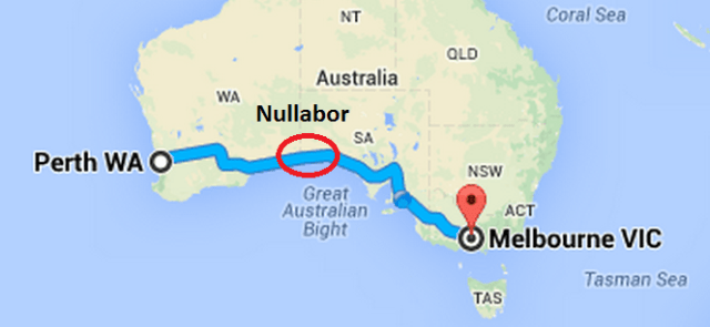Perth to Melbourne