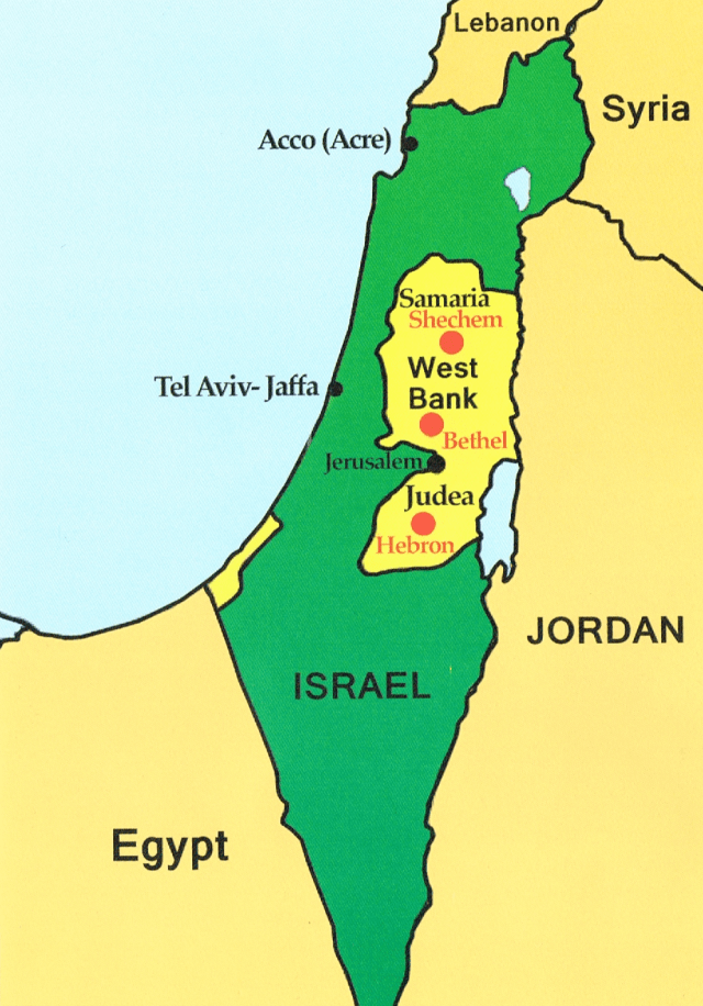 Map Israel 1
