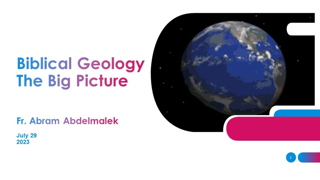Video: Biblical Geology – The Big&nbsp;Picture