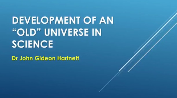 The Lecture: Development of an “Old” Universe in&nbsp;Science