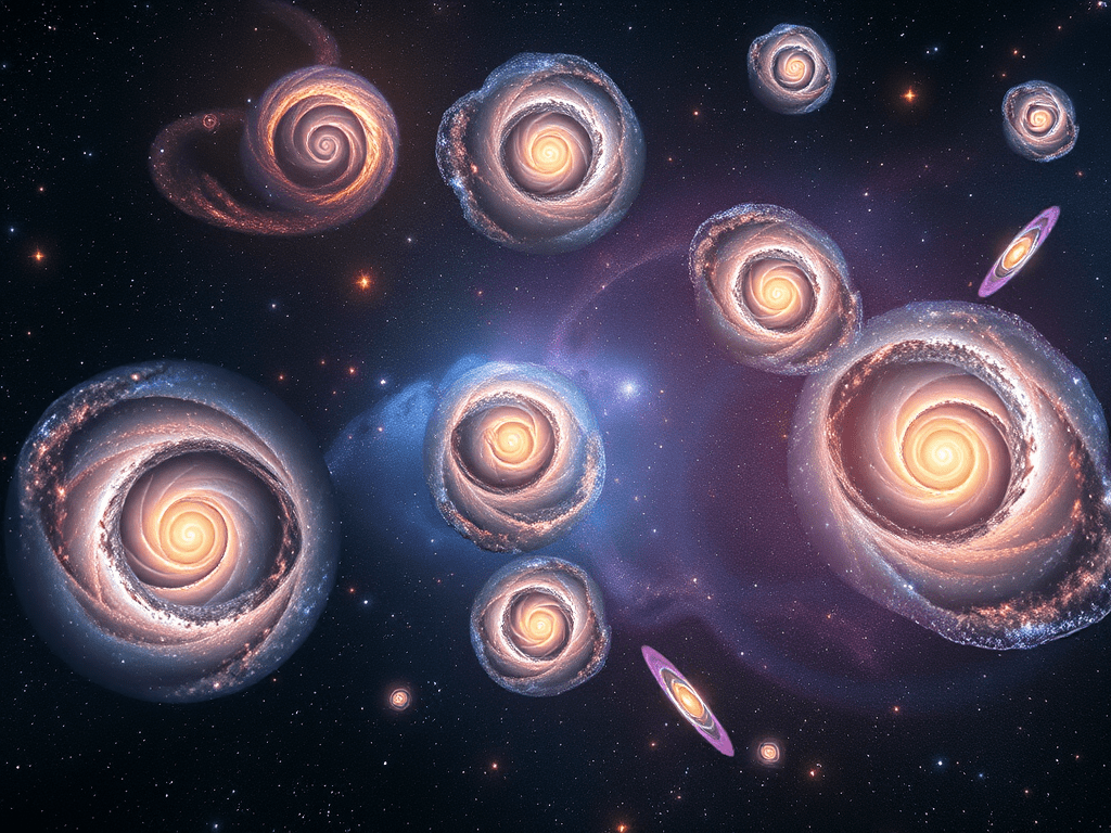 Cosmic Asymmetry Revealed: Spiral Galaxy Spin Directions and Clustering of Quartets of&nbsp;Galaxies